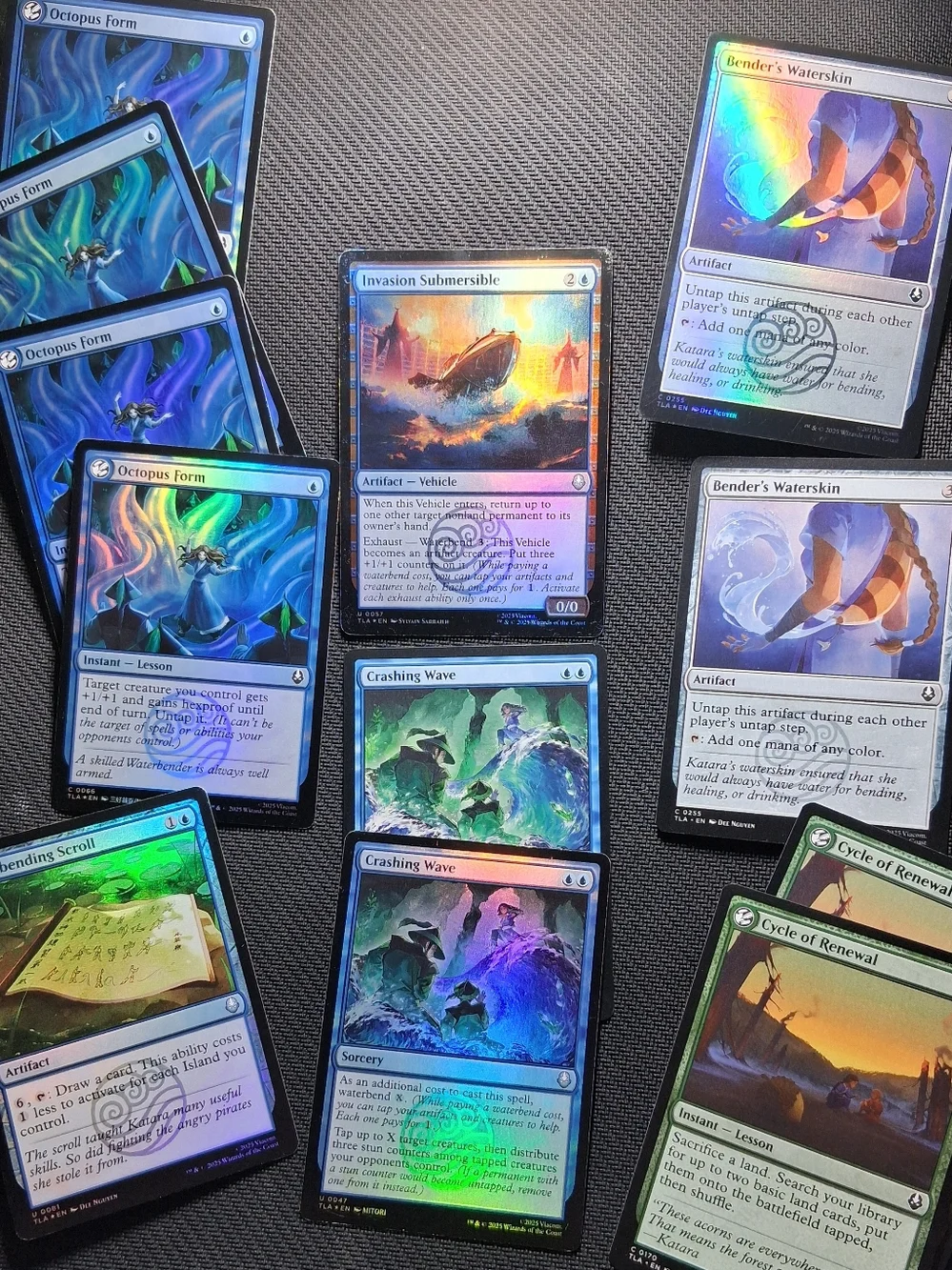 Themed MTG Avatar Water Tribe Lot ~ 69 Cards With Katara Showcase Foil Rare